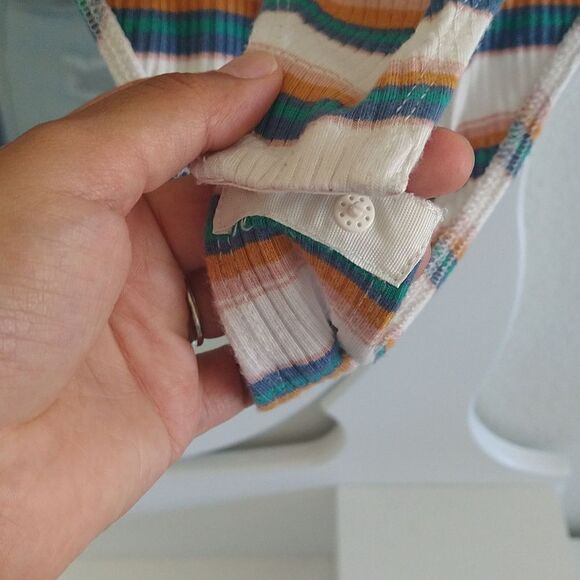 Wild Fable Stripe Bodysuit size XL - Picture 3 of 5